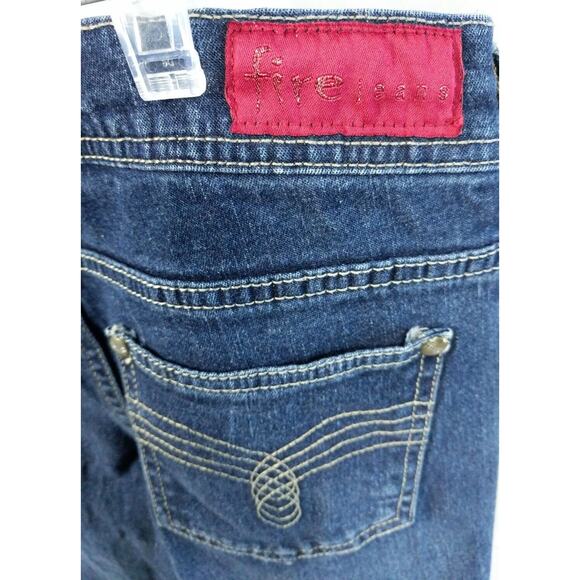 Fire Jeans Lisa Skinny Jean Women's Waist 28" Blue Denim Cotton/Spandex Size 9 - Picture 8 of 11